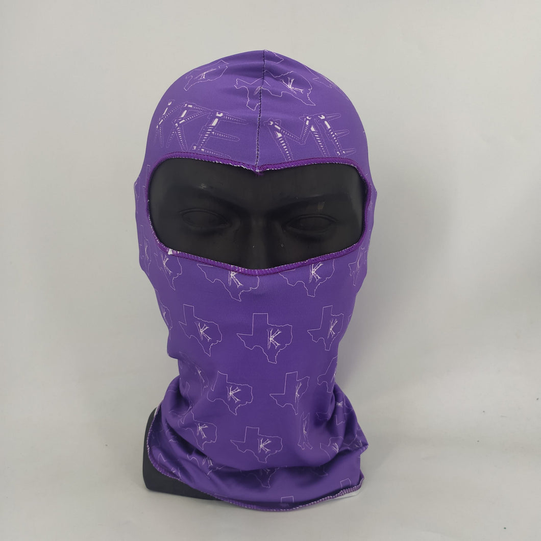 Kreme Purple Screw Ski Mask